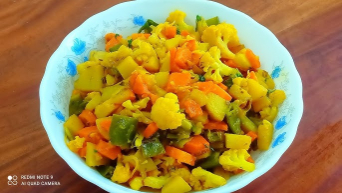 দেশী মিক্স সবজি 🌽